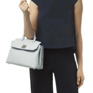 MCMMilla Park Ave Purse Convertible Cloud Dancer White Leather Satchel.